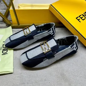 LOAFERS GOLD Hurry, ends soon FENDI HARDWARE BAGUETTE BLUE FENDI Express delivery WHITE MIX CANVAS NAVY IN