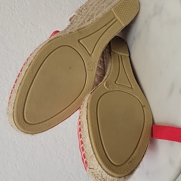 Lobo Red Espadrilles Size EU 37 US 6.5 Made in Spain