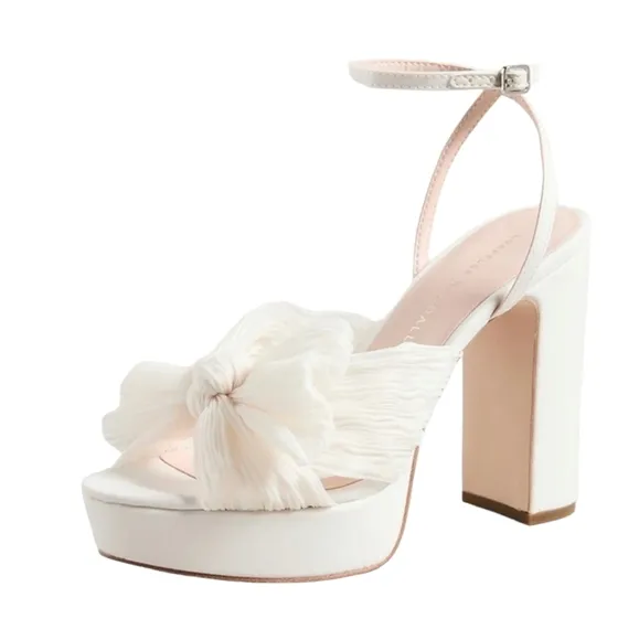 LOEFFLER RANDALL | Natalia Platform Sandals in White ~ Size US 7.5