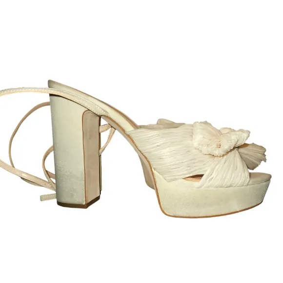 LOEFFLER RANDALL | Natalia Platform Sandals in White ~ Size US 7.5