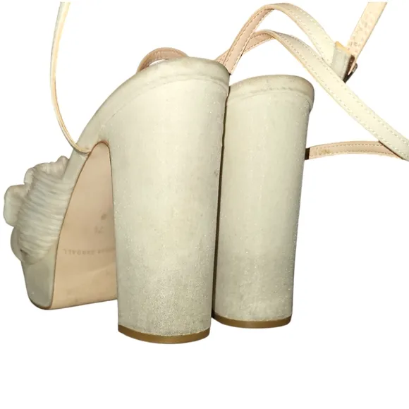 LOEFFLER RANDALL | Natalia Platform Sandals in White ~ Size US 7.5