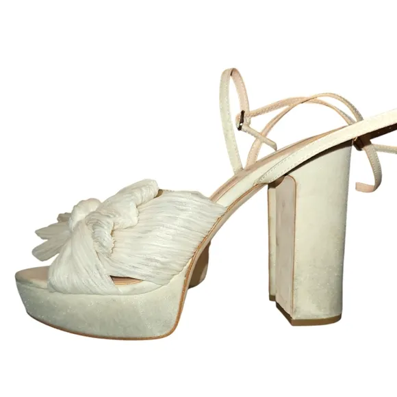 LOEFFLER RANDALL | Natalia Platform Sandals in White ~ Size US 7.5