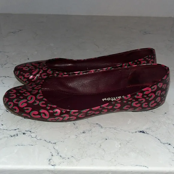 Louis Vuitton X Stephen Sprouse pink leopard flats *limited edition*