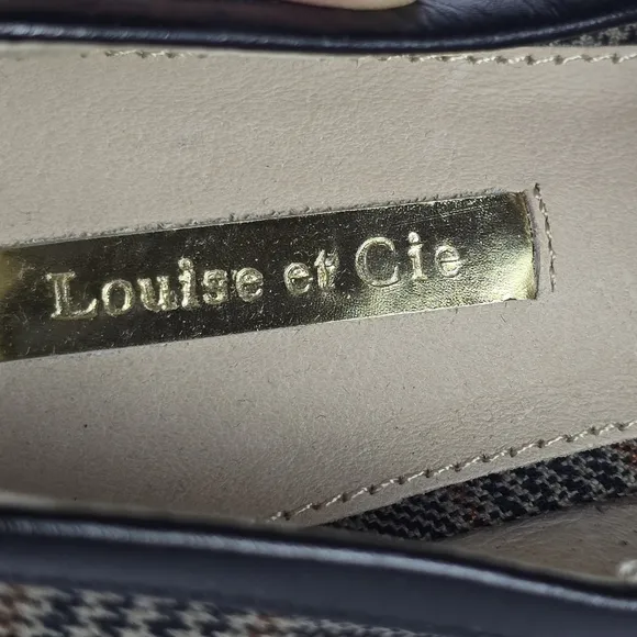 Louise et Cie Anumal Print And Plaid Block Heel Loafers With Tassles Size 8.5