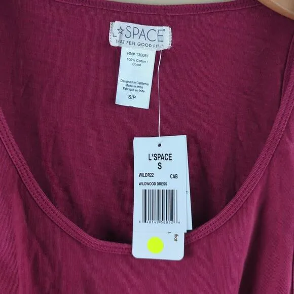 L*Space Cabernet Wildwood Mini Dress S