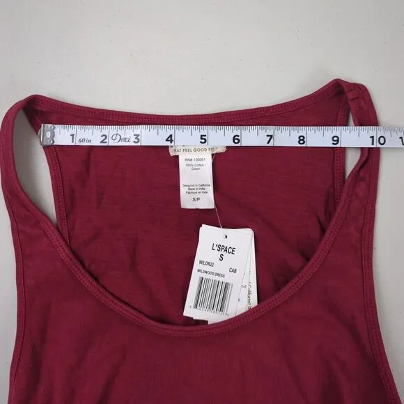 L*Space Cabernet Wildwood Mini Dress S