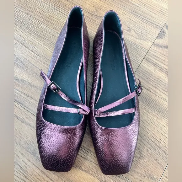 M. Gemi Flats – Handmade in Italy – Sangria  EU 37 / US 6.5–7