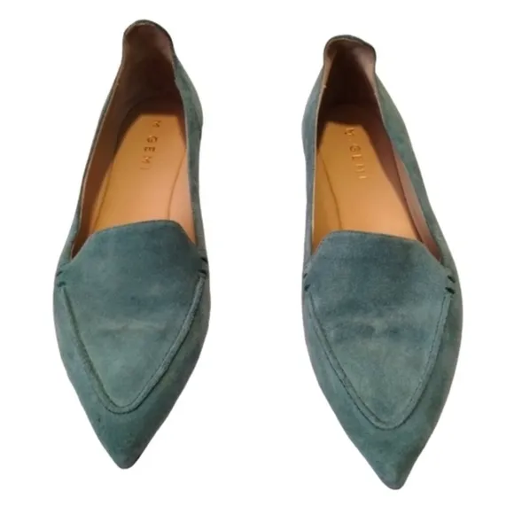 M. Gemi‎ Women's Pointed Toe Stellato Shoes Flats Suede