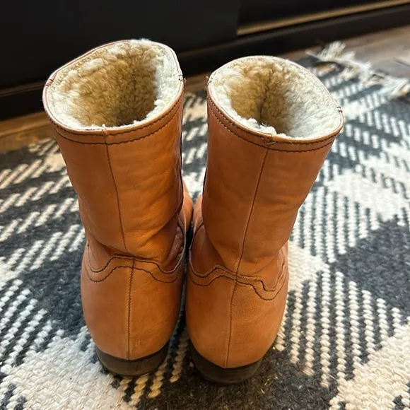 Madewell 1937 Leather and Shearling Boot