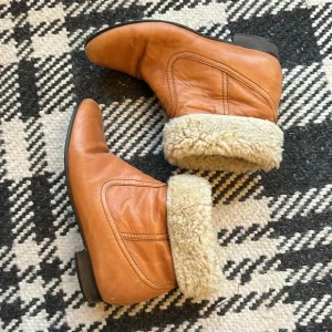 Madewell 1937 Leather and Shearling Boot