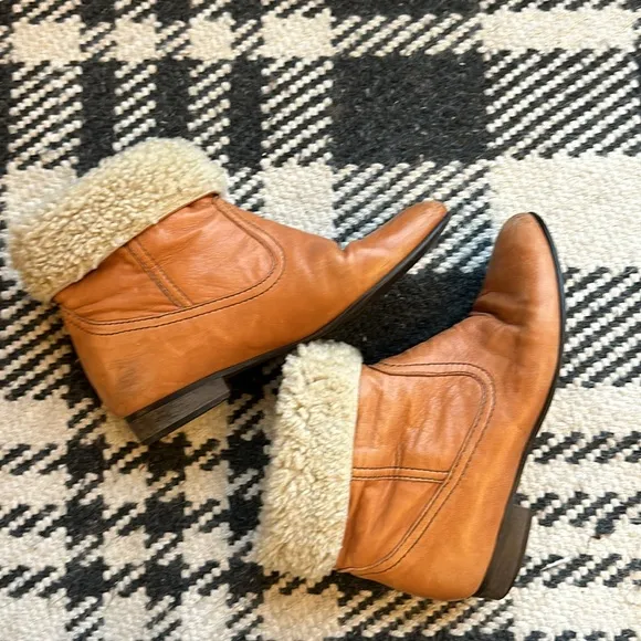 Madewell 1937 Leather and Shearling Boot