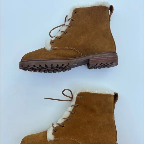 Madewell Clair Shearling Boots