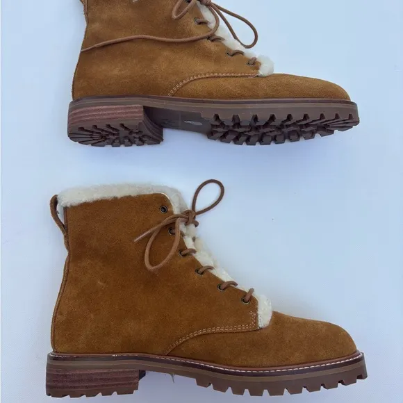Madewell Clair Shearling Boots