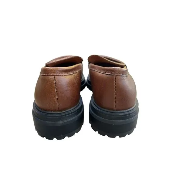 Madewell The Bradley Lugsole Loafer in Brown Size 7‎ NG674