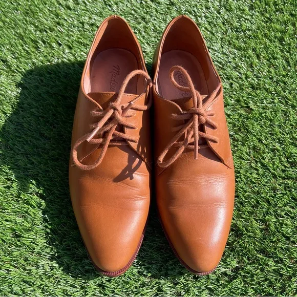 Madewell The Jess Oxford Brown Leather Lace Up Women’s Size 7