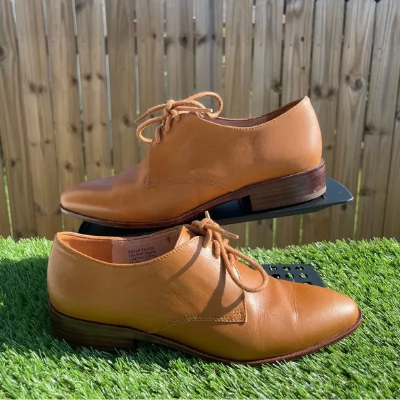 Madewell The Jess Oxford Brown Leather Lace Up Women’s Size 7