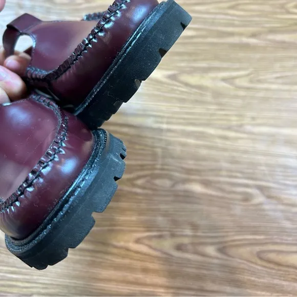Madewell x G.H. Bass Mary Jane Lug Weejuns Loafers Wine - Size 9