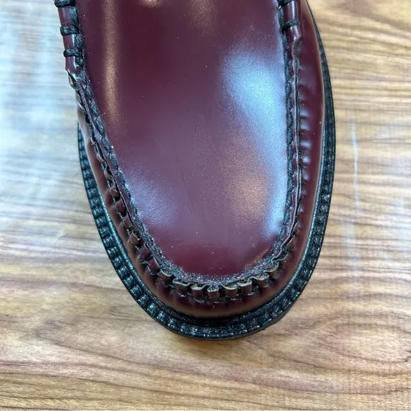 Madewell x G.H. Bass Mary Jane Lug Weejuns Loafers Wine - Size 9