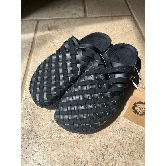 MALIBU MENS COLONY VEGAN SUEDE CREPE -BLACK Sandals Size Mens US 12 NWT