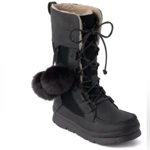 Manitobah Pacific Winter Boots Black Size 7.5 New In Box