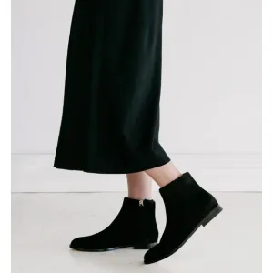 Mansur Gavriel made in Italy  shearling flat leather ankle boots size 5