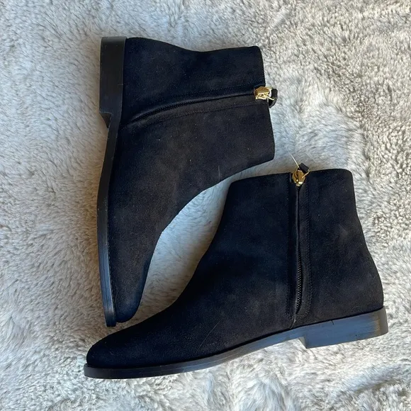 Mansur Gavriel made in Italy  shearling flat leather ankle boots size 5