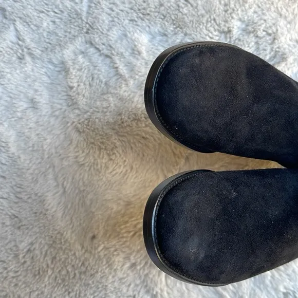 Mansur Gavriel made in Italy  shearling flat leather ankle boots size 5