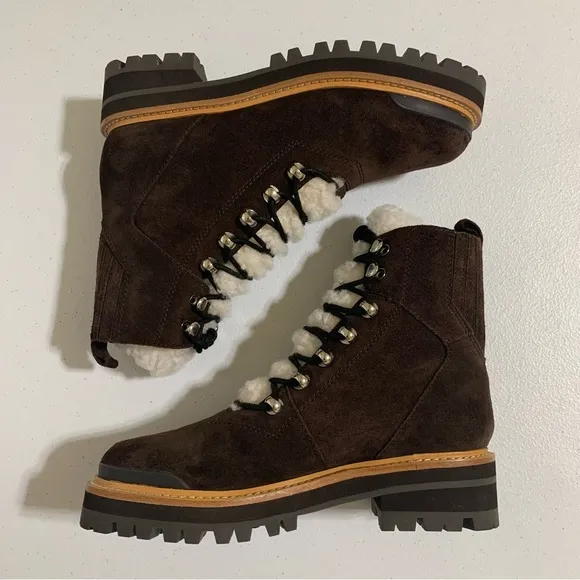 Marc Fisher Izzie Lugsole Ankle Boots-Size 6.5 M NWOT