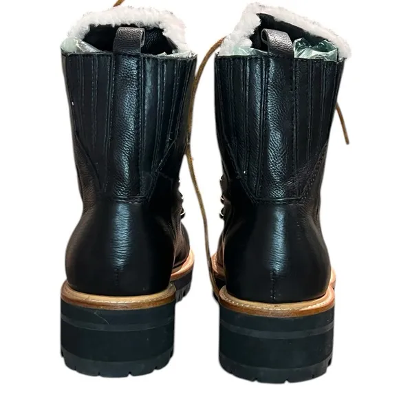 Marc Fisher LTD Izzie Shearling Lined Leather Work Boots