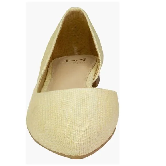 Marc Fisher LTD Women's Sunny Ballet Flat, Slip On, Chic Light Natural, 7.5 NWT