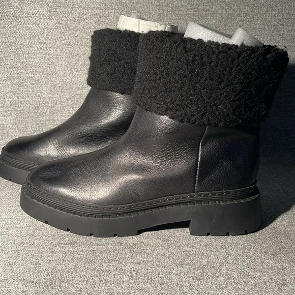 Marc Fisher Vina Leather Boots. NEW