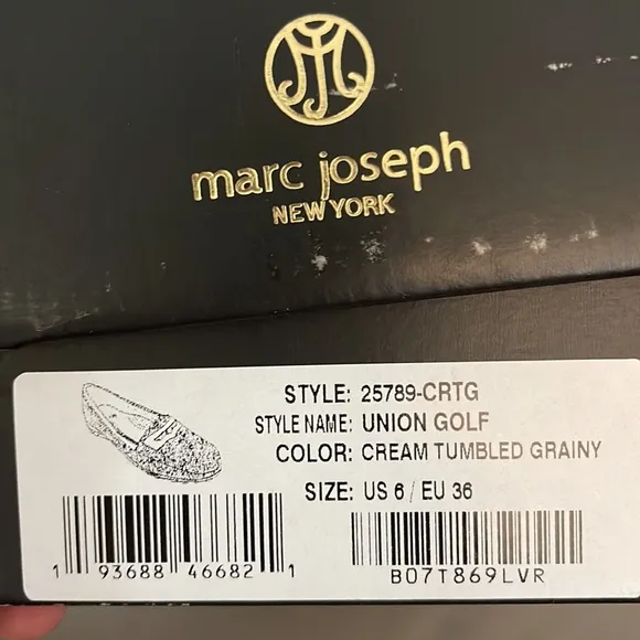 MARC JOSEPH NEW YORK Women Leather Brazil Lightweight Union Golf Performance