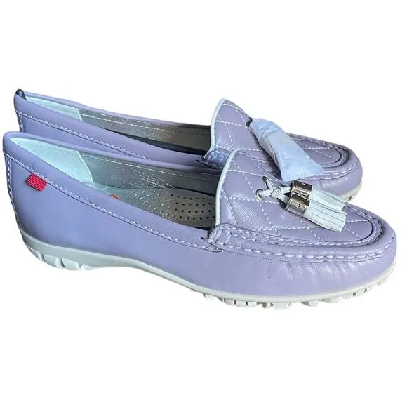 MARC JOSEPH NEW YORK Women's Golf Leather Wall Street Fashion Shoe Moccasin
