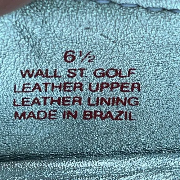 MARC JOSEPH NEW YORK Women's Golf Leather Wall Street Fashion Shoe Moccasin