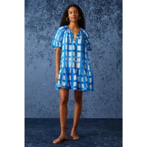 Marie Oliver Greta Dress - Amalfi Madras Plaid