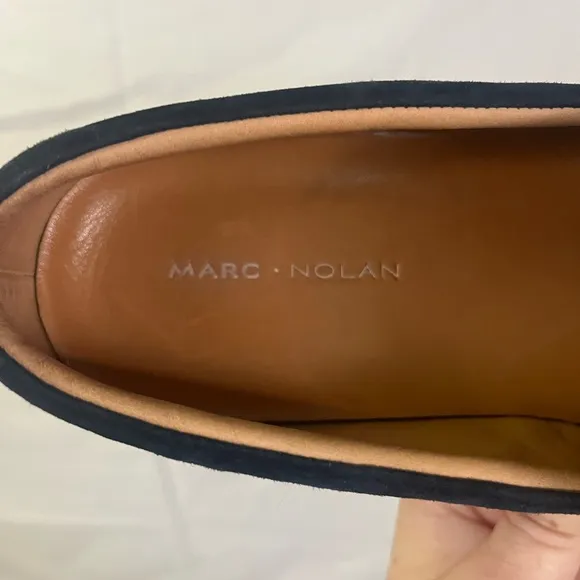 Mark Nolan Men’s Odell Belgian Navy Suede Loafer Sneakers- Size 10