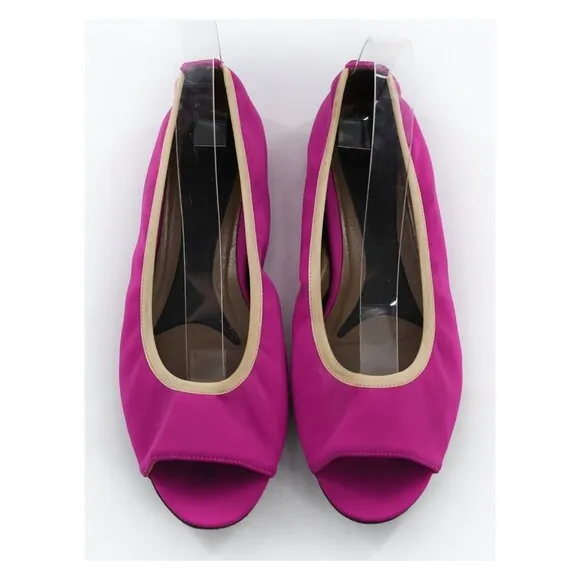 MARNI Purple Open Toe Flats