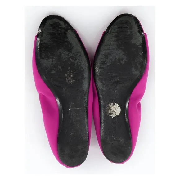 MARNI Purple Open Toe Flats