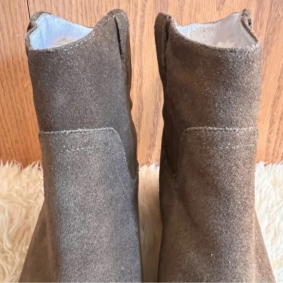 Matt Bernson Bark Suede Shearling Lined Boots Sz-7