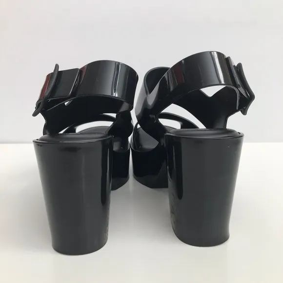 Melissa Black Platform Sandals