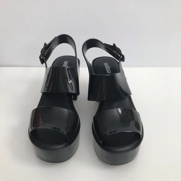 Melissa Black Platform Sandals