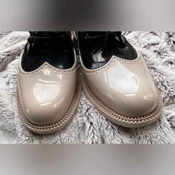 MELISSA CLASSIC BROGUE aroma rubber loafers sz 8