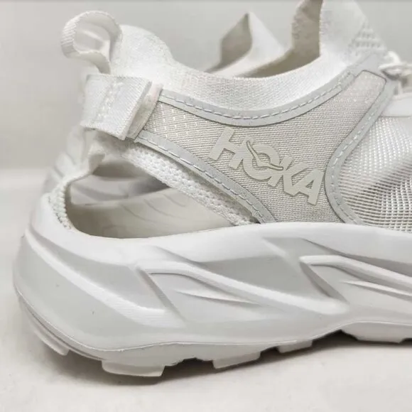 Men's 11 Hoka Hopara 2 sneaker sandals in RAWW White 1147650