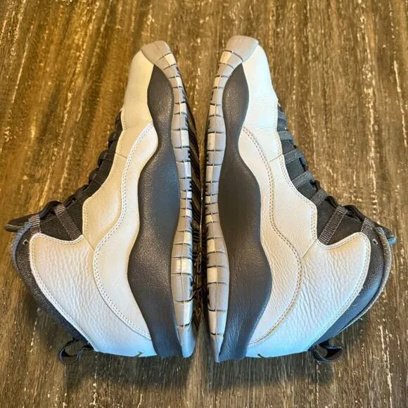 Men's Air Jordan Retro 10 London Sneakers Pure Platinum w/ Box, Size 10.5