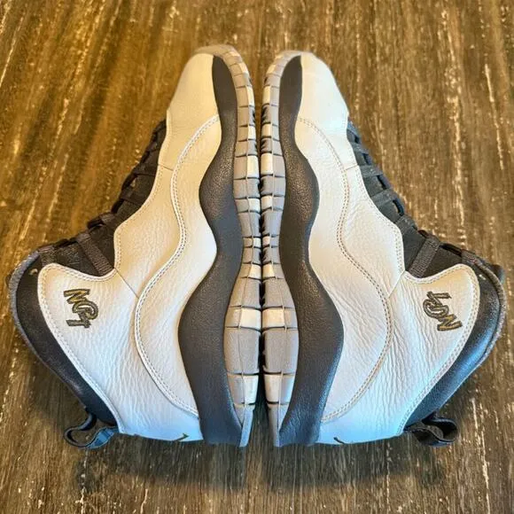 Men's Air Jordan Retro 10 London Sneakers Pure Platinum w/ Box, Size 10.5