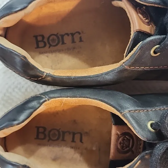Men's Born Black Leather Sneakers