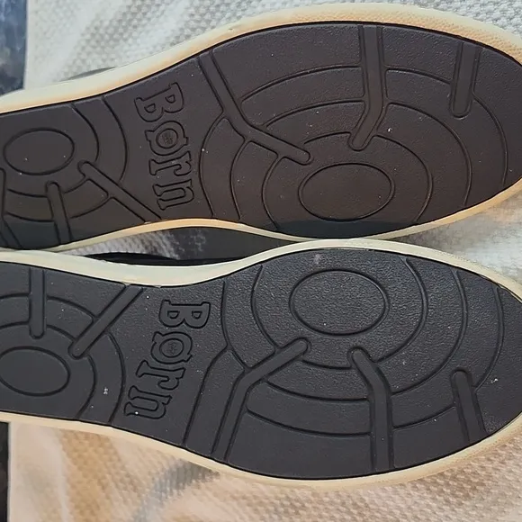 Men's Born Black Leather Sneakers