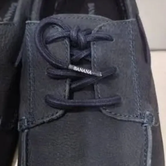 Men's Coaster/Topside lace-up loafer. Blue Banana Republic Facto. Size 11.5 NWOT