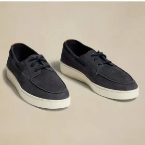 Men's Coaster/Topside lace-up loafer. Blue Banana Republic Facto. Size 11.5 NWOT