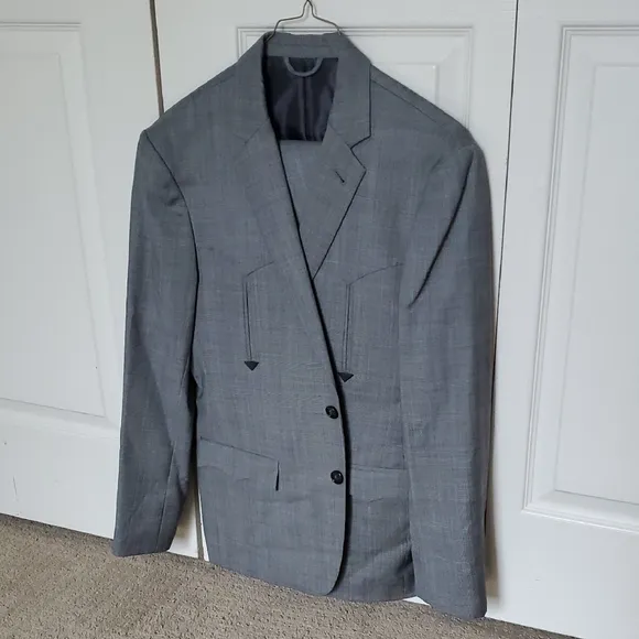 Men's Gray Western Suit
